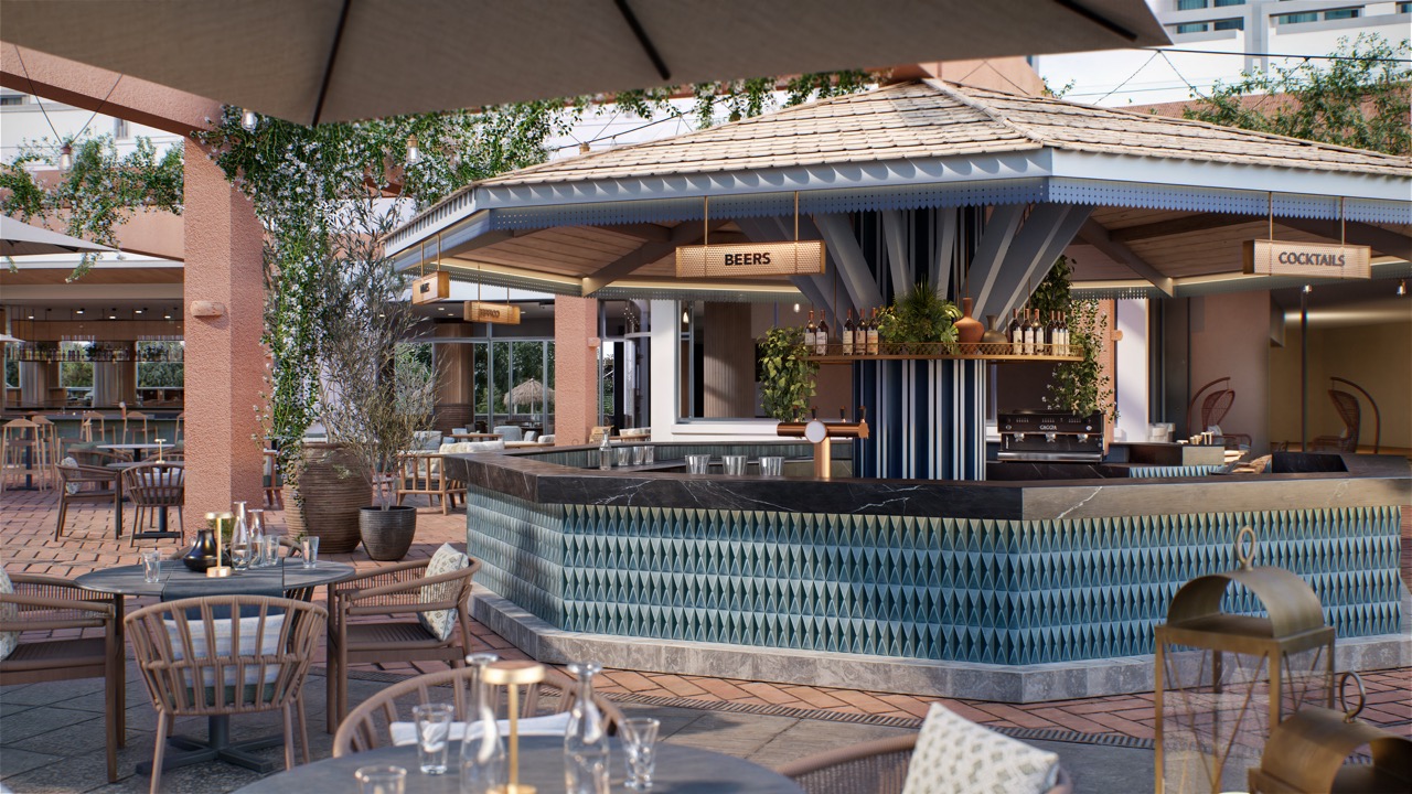 Hyatt Regency Vilamoura Algarve_Terrace Pool&Bar Large